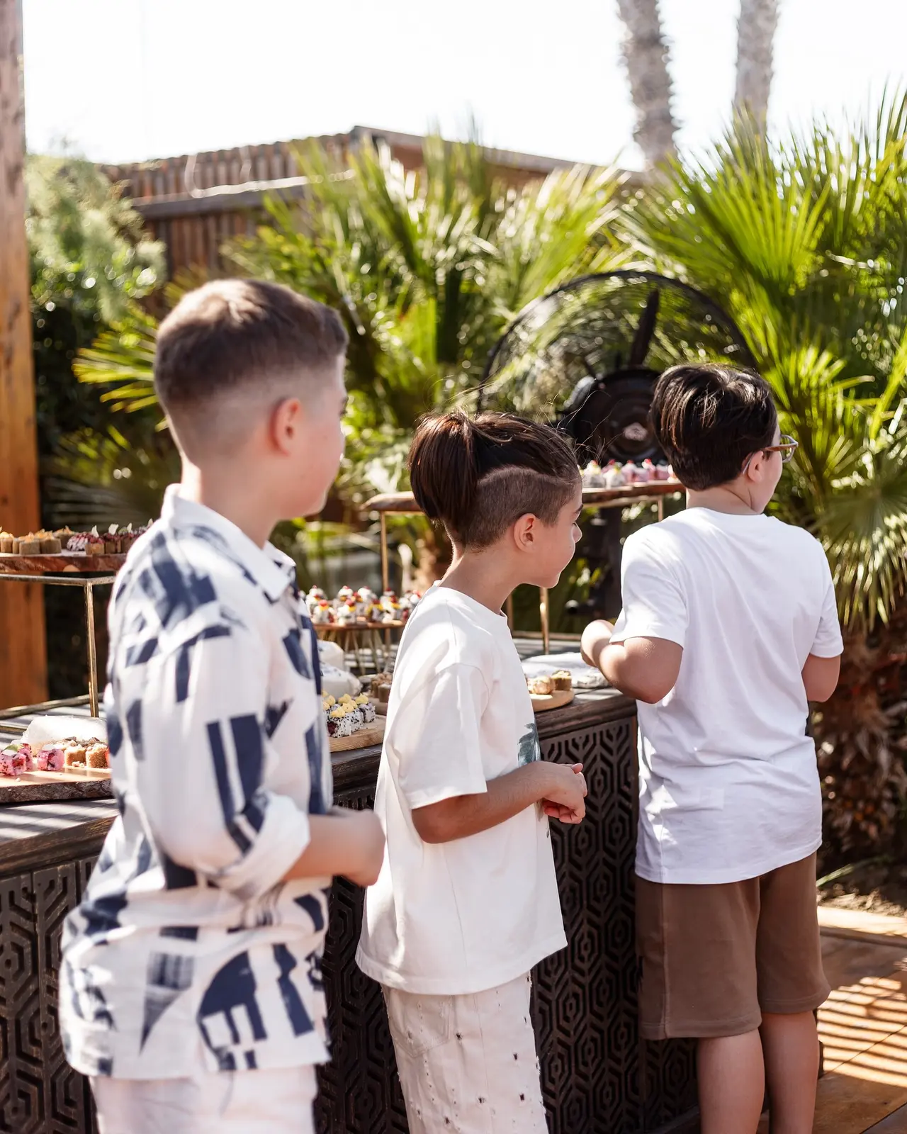 Accoglienza degli ospiti nel garden