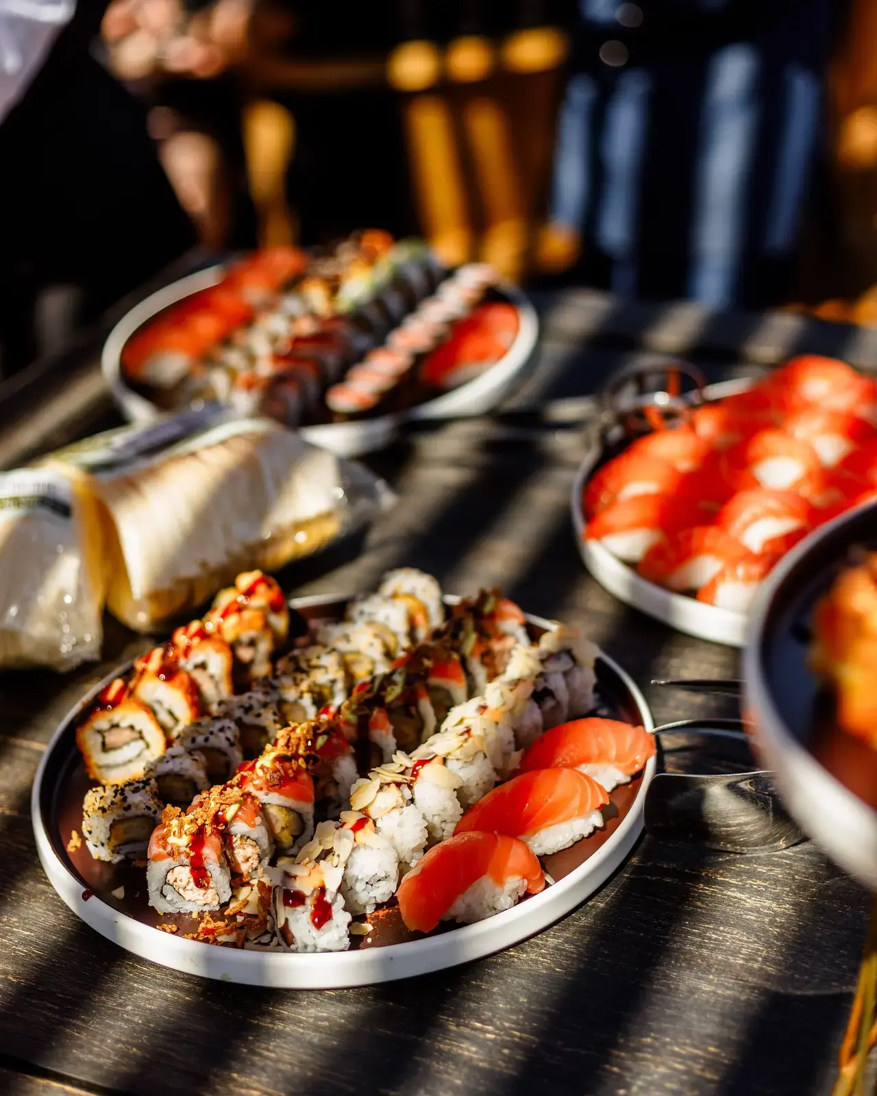 Selezione gastronomica contemporanea per una cena al Damai Event Garden