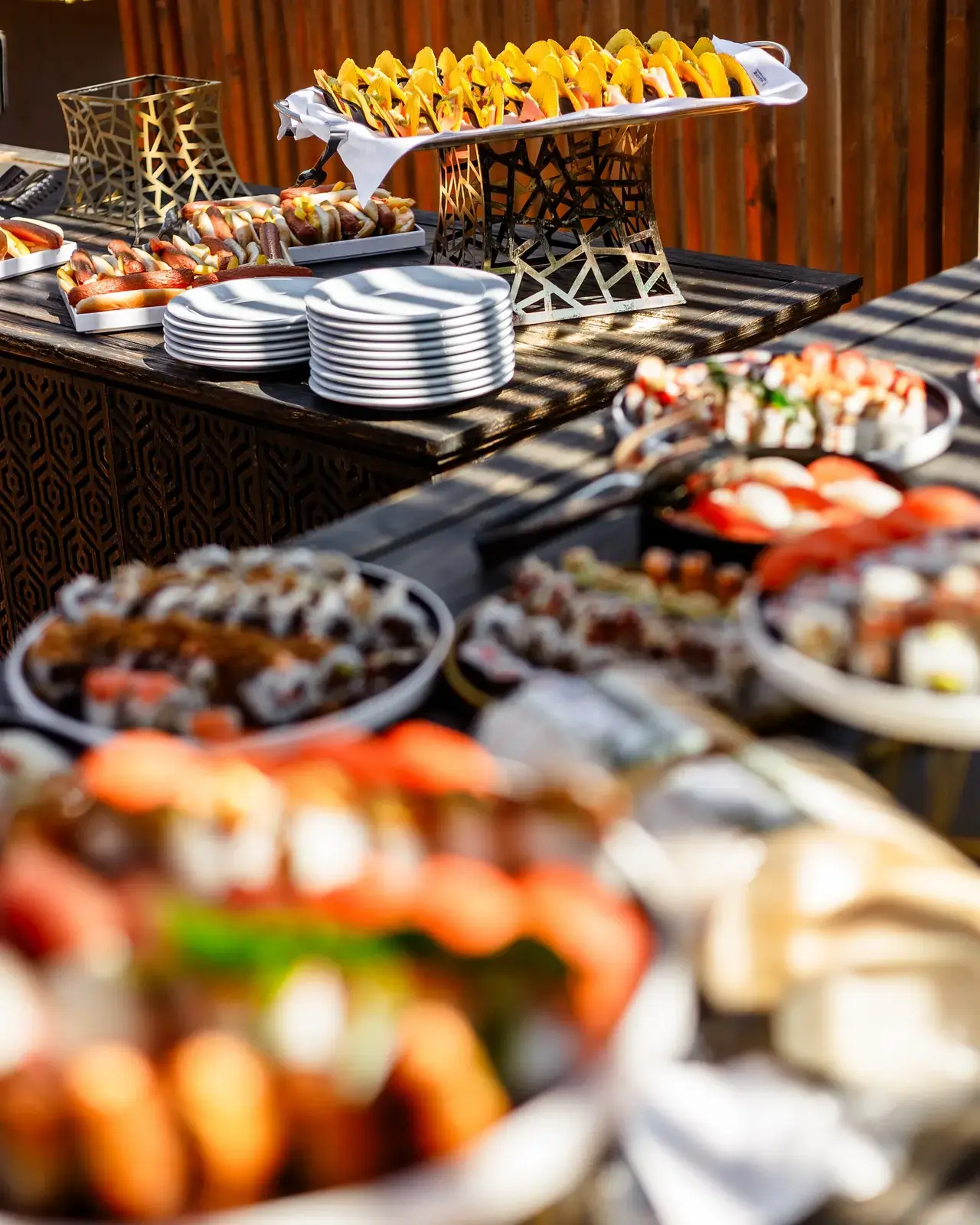 Buffet generoso per gli eventi più dinamici